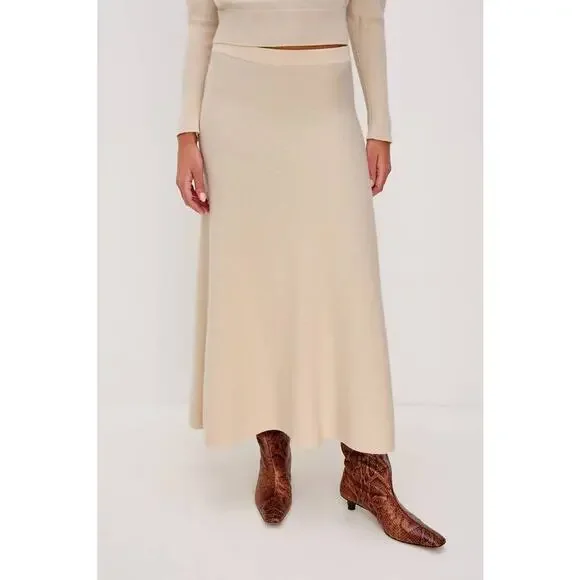 Rails Odita Midi A Line Skirt in Ivory S - Picture 2 of 3